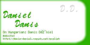 daniel danis business card